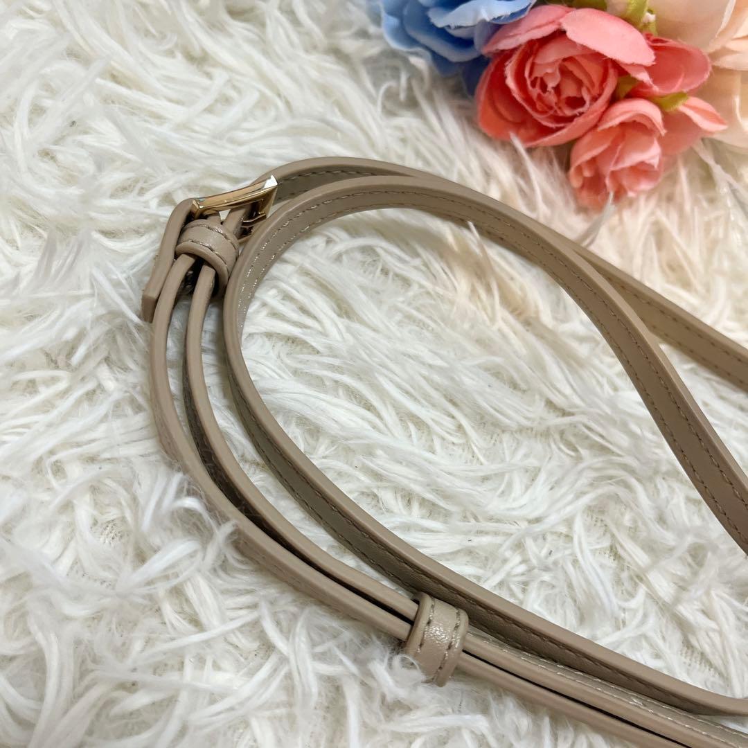 美品♡Herlipto Palma Mini Tote Bag taupe