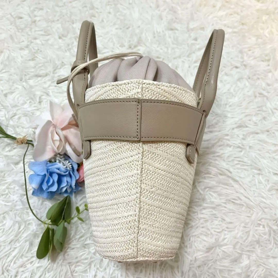 美品♡Herlipto Palma Mini Tote Bag taupe