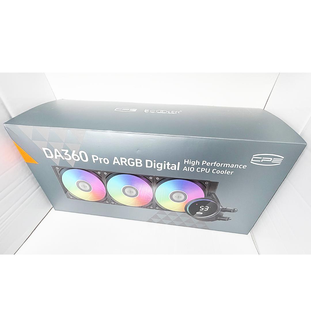 CPS DA360 Pro ARGB デジタル CPU水冷クーラー 360mm