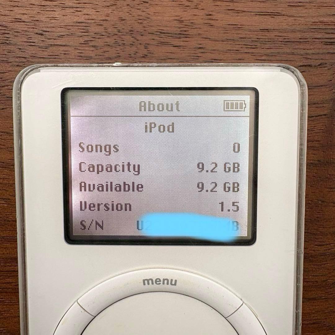 iPod A1019 10GB タッチホイール ジャンク 付属品セット