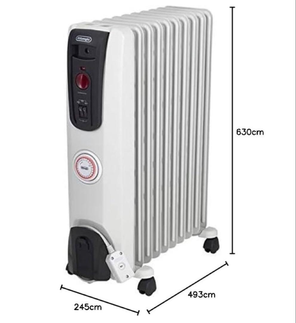 デロンギ　オイルヒーター H771015EFSN 取扱説明書付