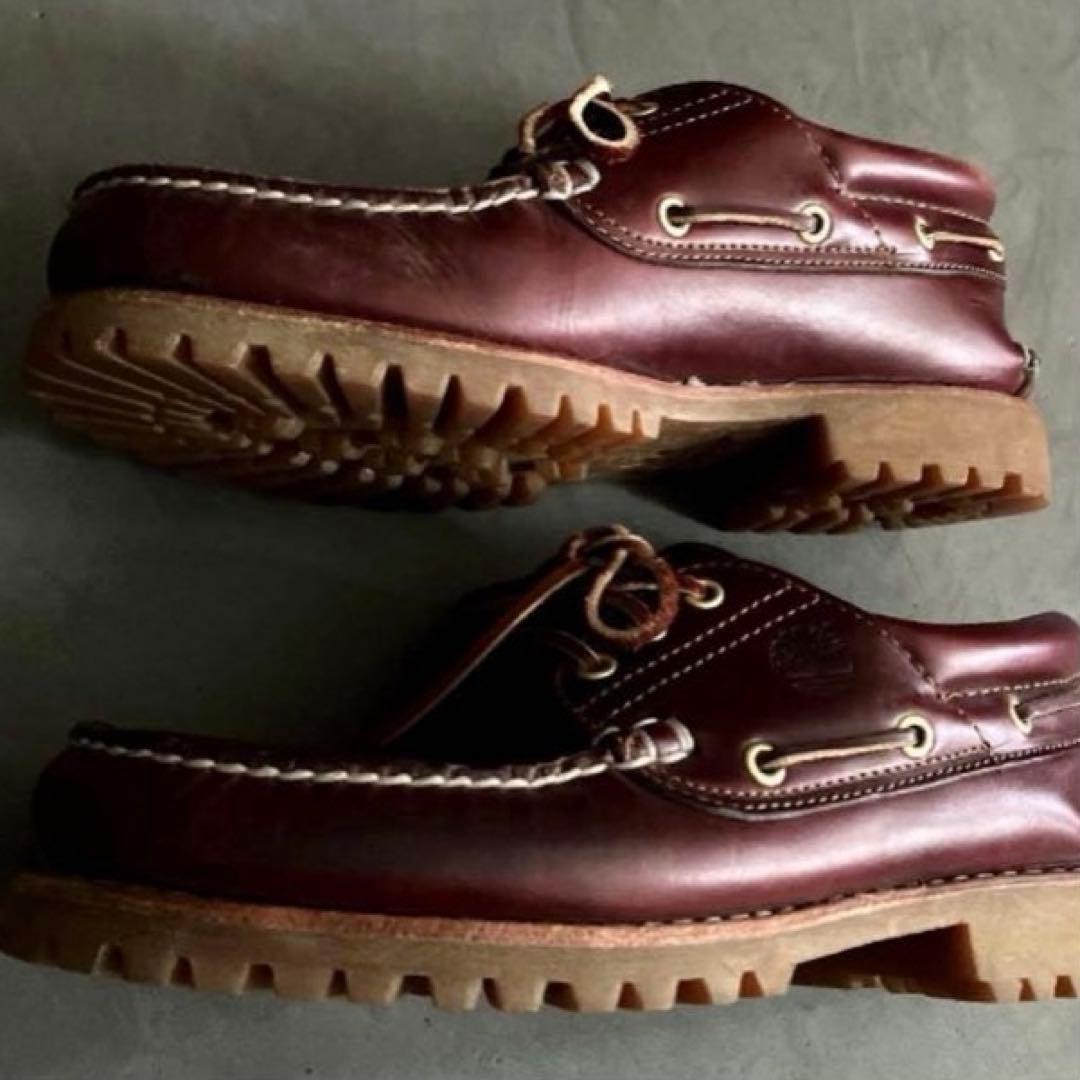 最終価格◎Timberland 3EYE バーガンディ 26.5センチ
