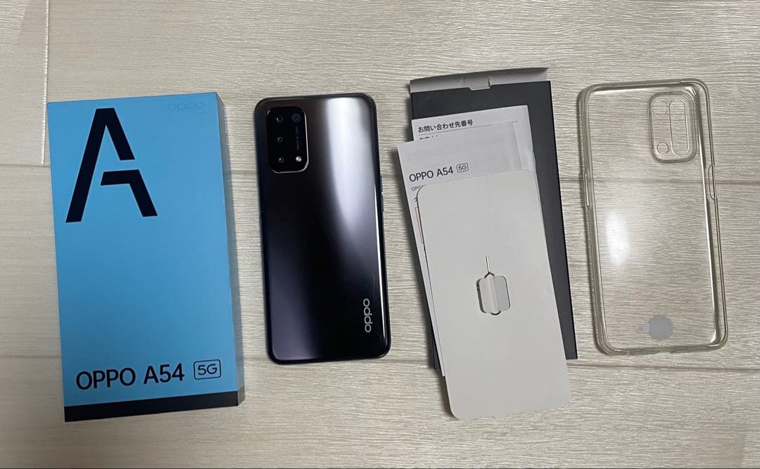 OPPO A54 5G 本体＋付属品　 ネットワーク利用制限○