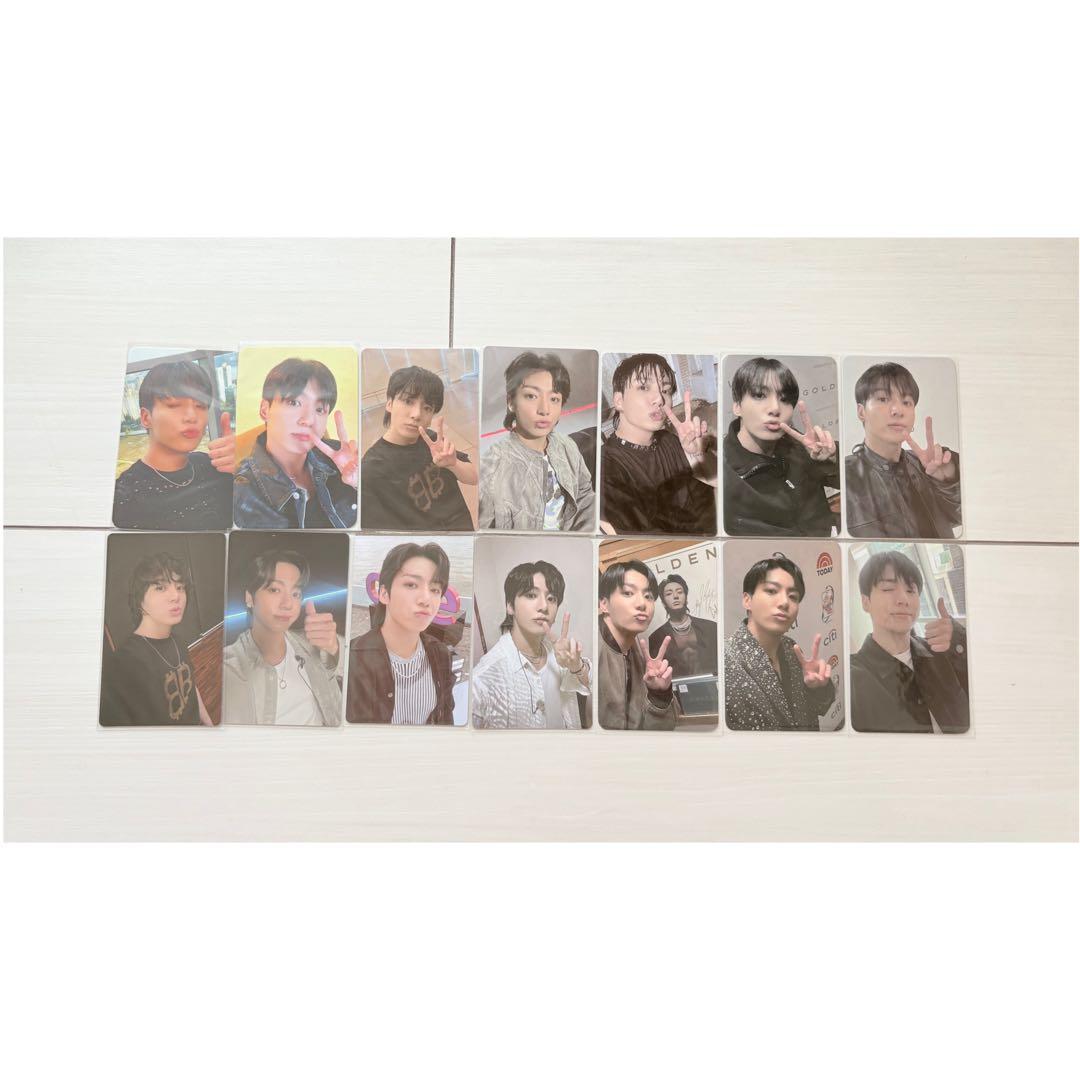 bts golden ジョングク　トレカ　ラキドロ　まとめ売り