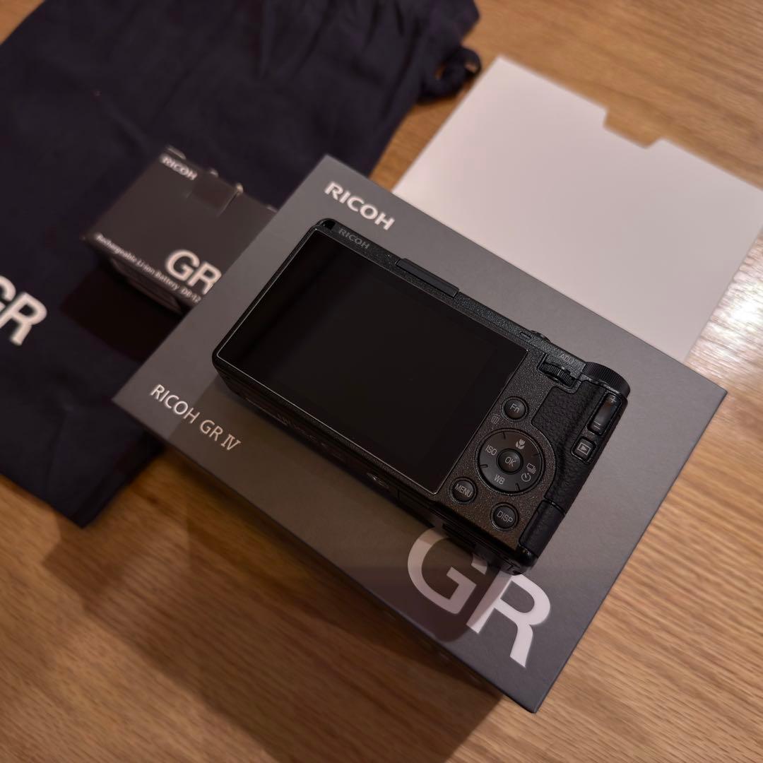 RICOH GR IV リコー GR4 デジタルカメラ バッテリー付き