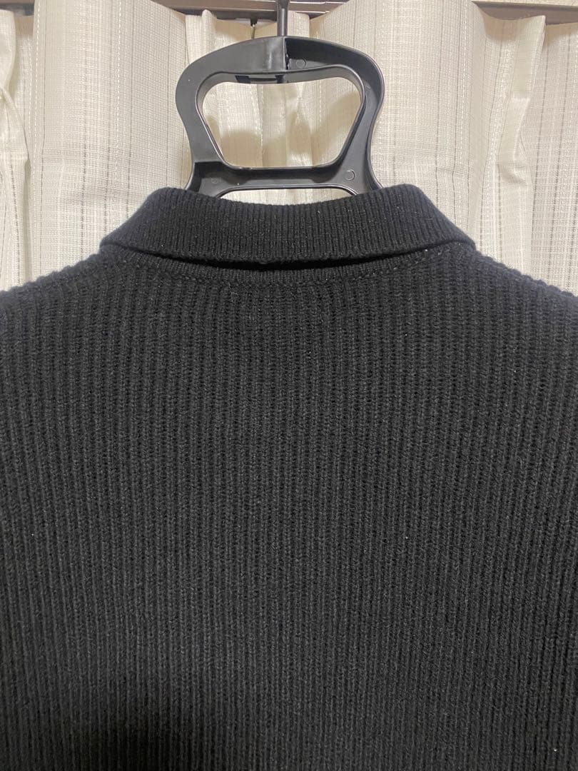 Steven Alanオーストラリアンラムズウール ポロカラー ニット