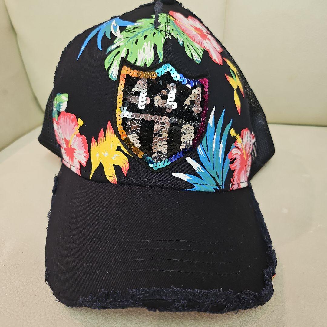 YOSHINORI KOTAKE フラワープリントキャップ