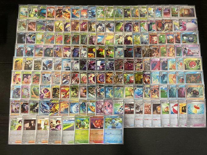 ポケモンカード151のモンスターボールミラーコンプリートセット