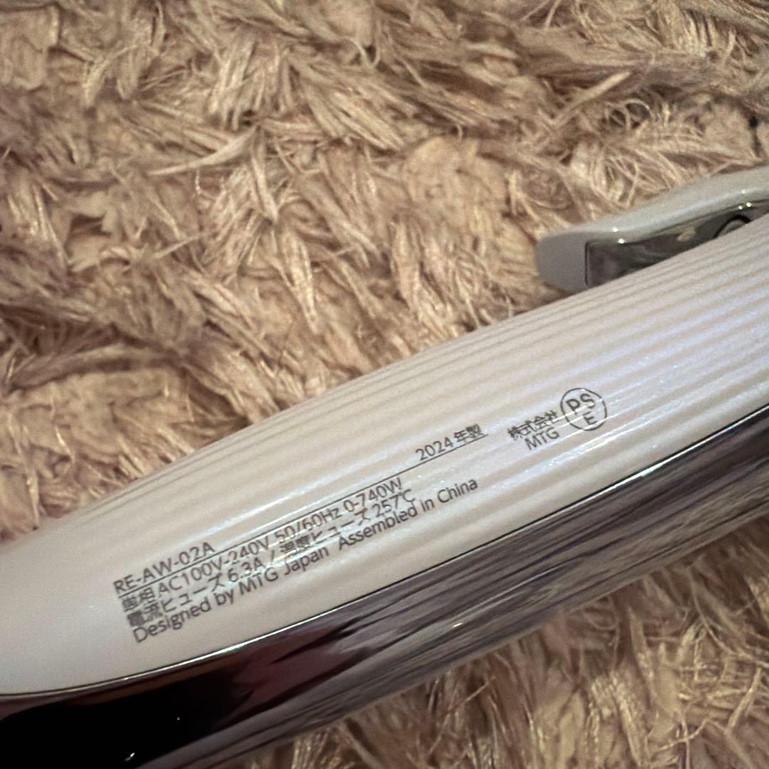 Refa カールヘアアイロン ホワイト 32mm RE-AW-02A