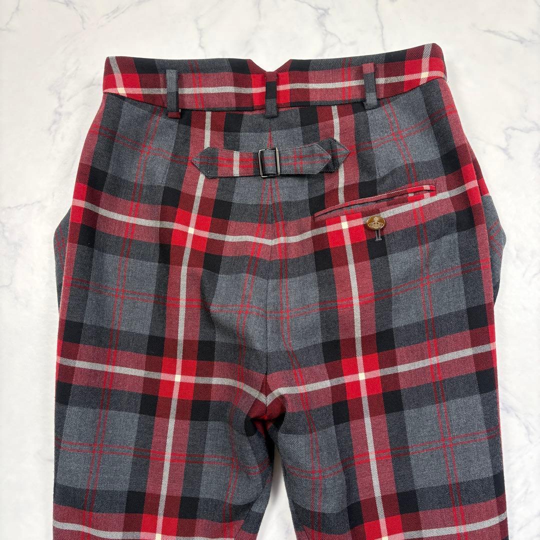 ヴィヴィアンウエストウッド チェックトラウザー パンツ ボトムス サイズ2