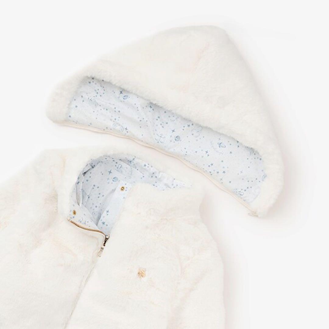 ケイトスペード　フェイクファーアウター150