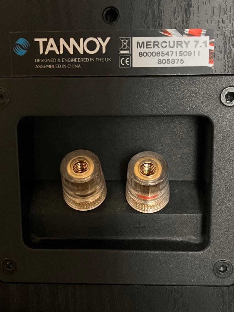 タンノイ　マーキュリー７.１ペア　希少ブラック　シリアル連番です