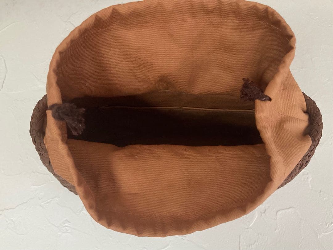 ⭐︎美品⭐︎山葡萄バッグ　かごバッグ　網代編み　巾着　未使用品