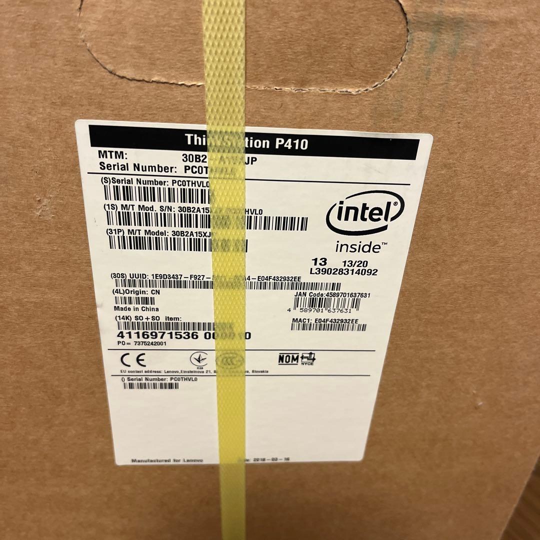 新品未使用未開封　ジャンク扱　ThinkStation　P410