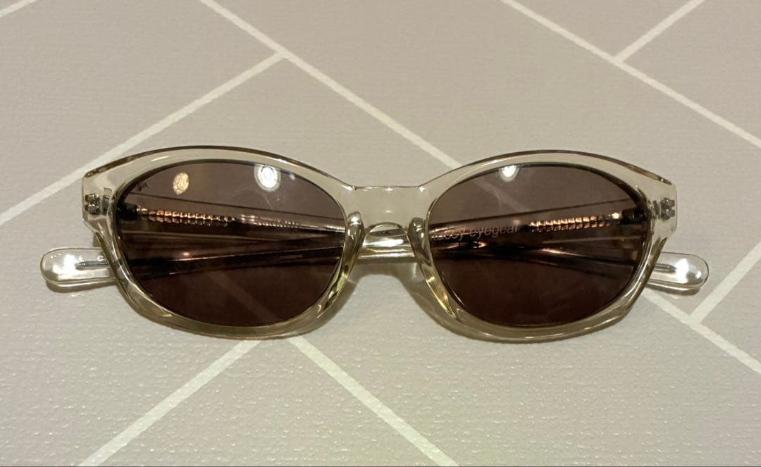 old stussy benson sunglass クリアフレーム