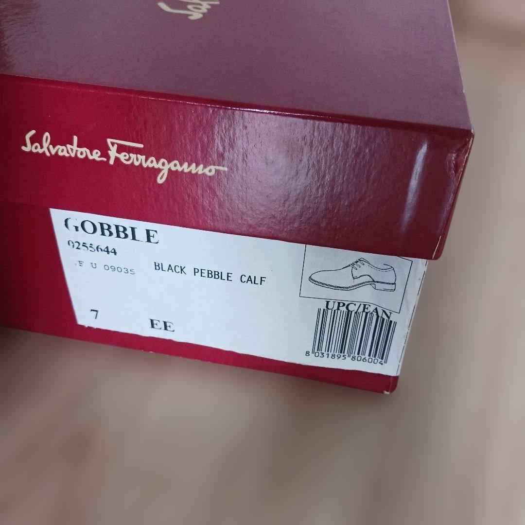 フェラガモ　ドレスシューズ　革靴 7EE 25cm ferragamo 黒