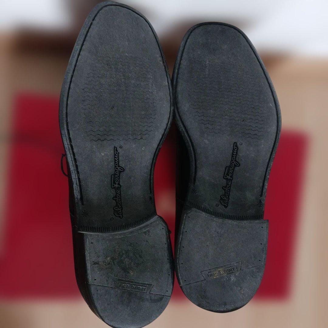 フェラガモ　ドレスシューズ　革靴 7EE 25cm ferragamo 黒