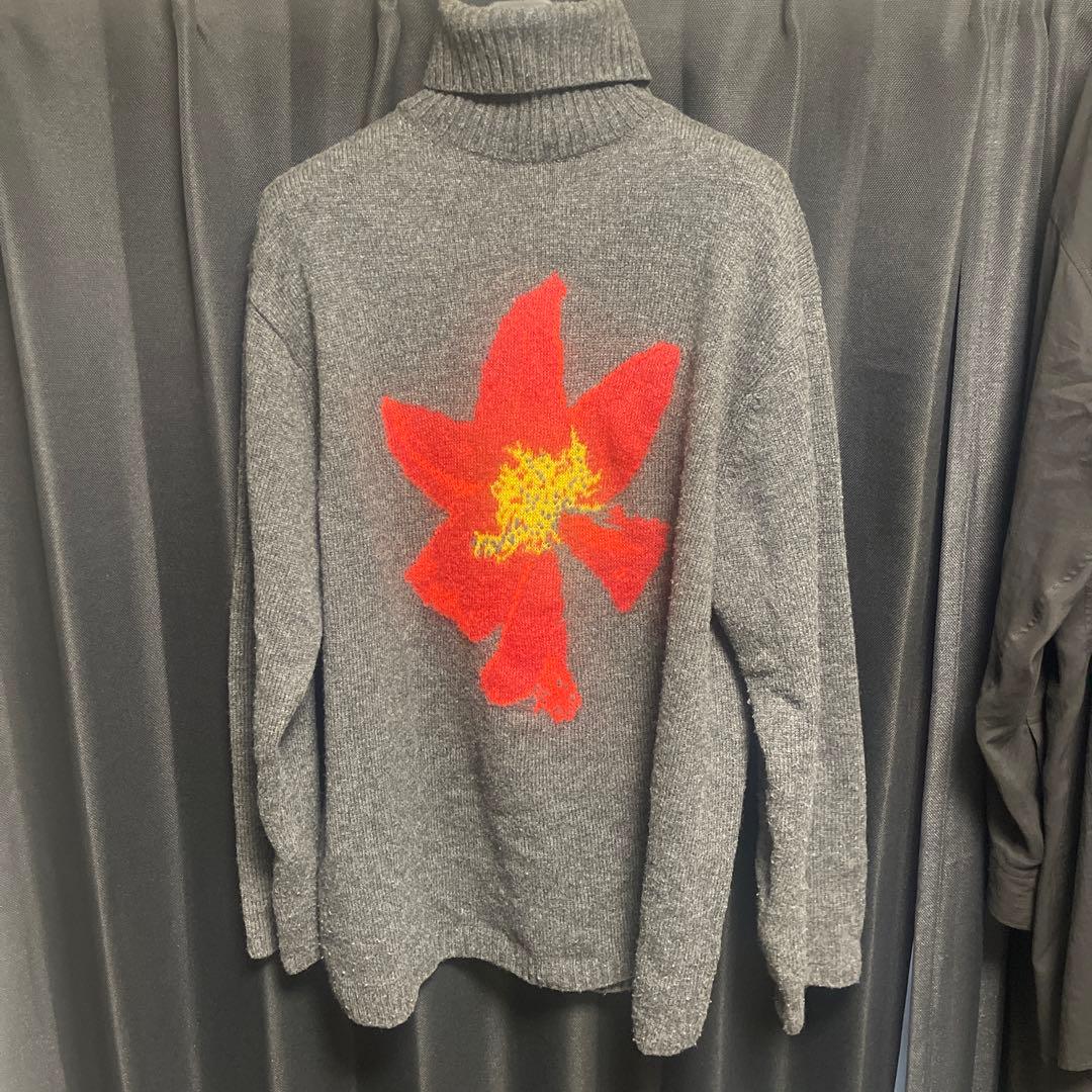 Yohji Yamamoto 21aw 花柄タートルネック