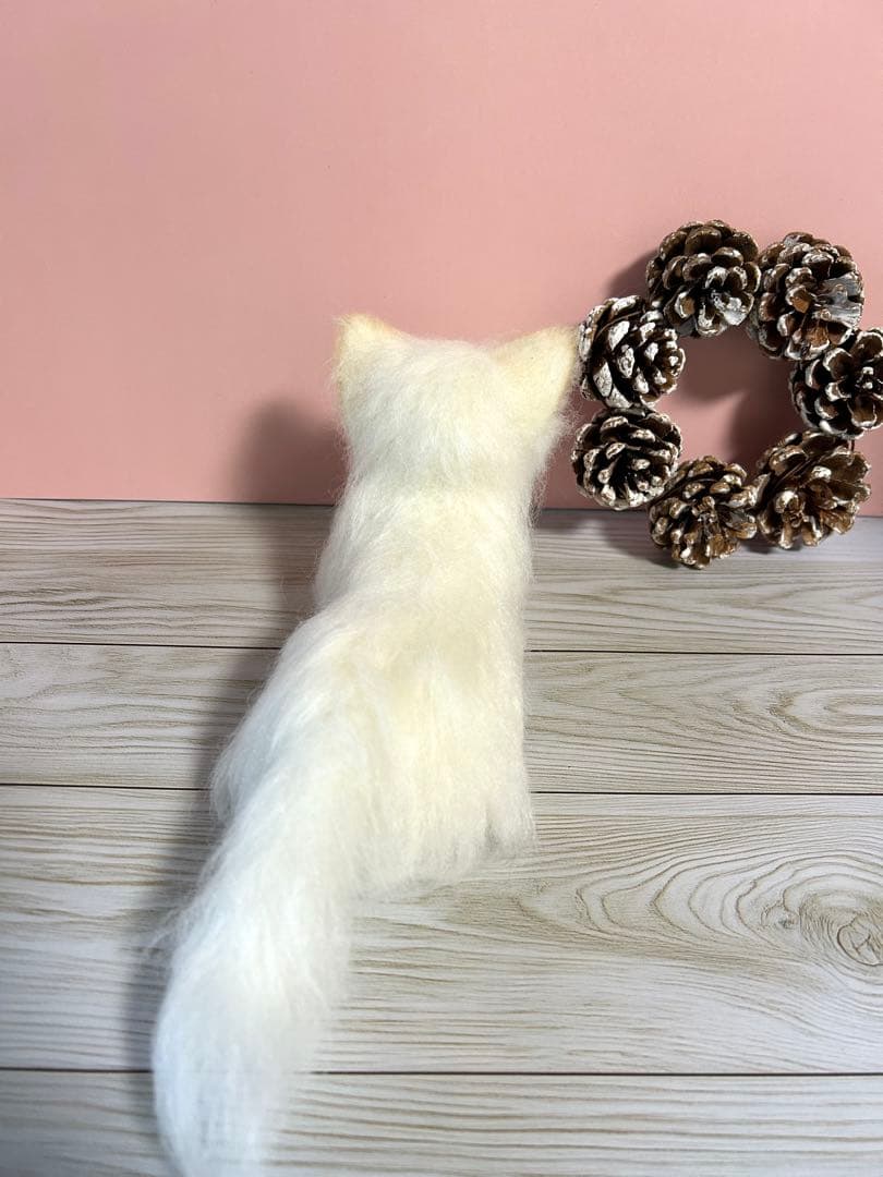 同封専用　羊毛フェルト　にこにこチワワちゃん