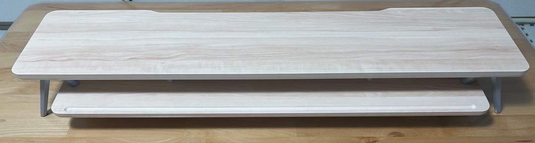 Fenge モニター台 デスクシェルフ 108cm オークG04A2123C