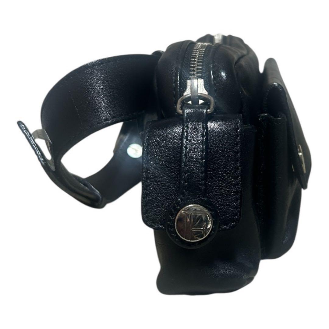 【美品】 フルラ FURLA オールレザー　ウェストバッグ　ボディバッグ