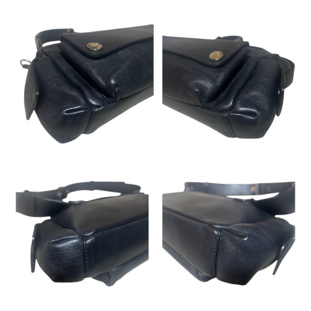 【美品】 フルラ FURLA オールレザー　ウェストバッグ　ボディバッグ