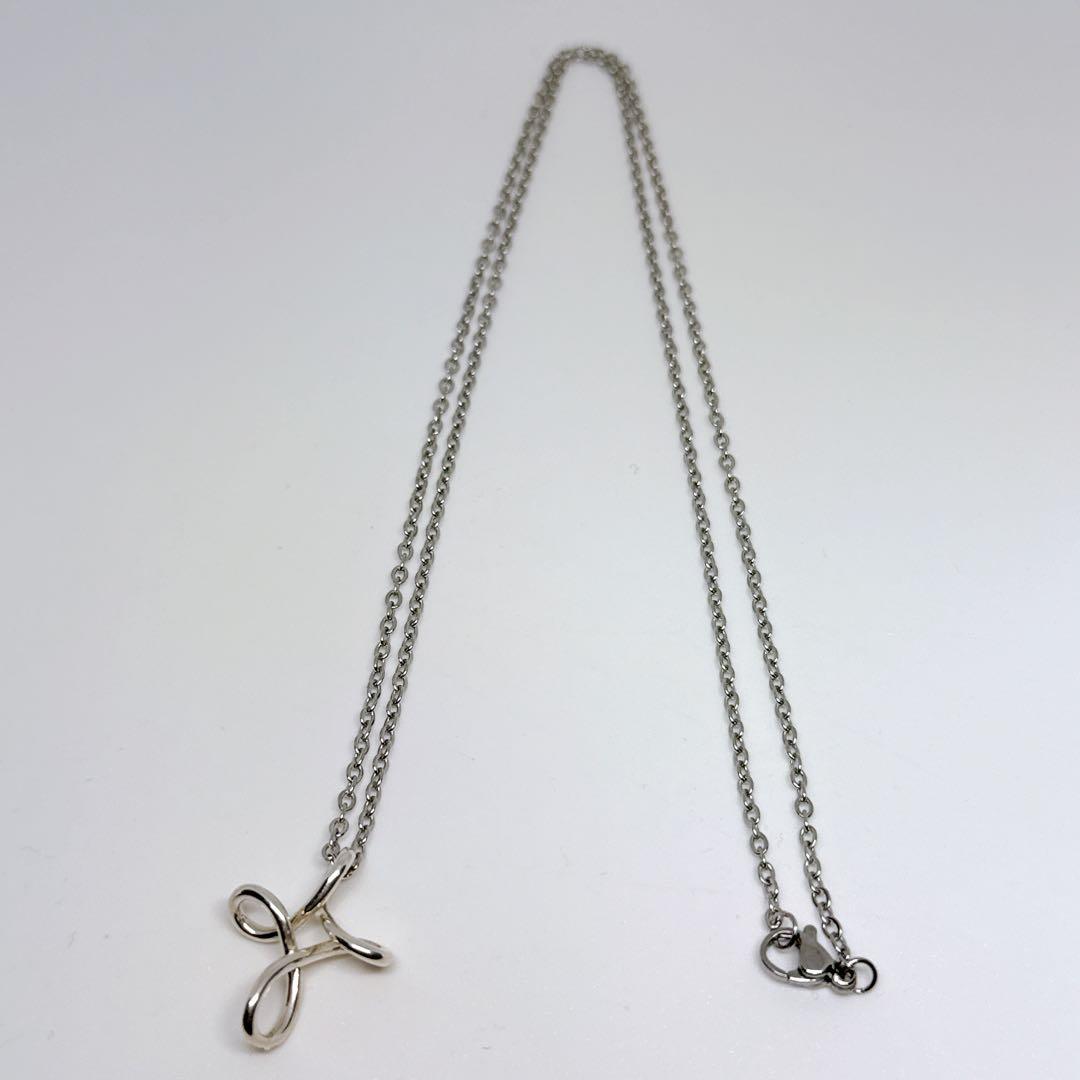 【美品 社外チェーン】TIFFANY&Co. インフィニティ クロス ネックレス