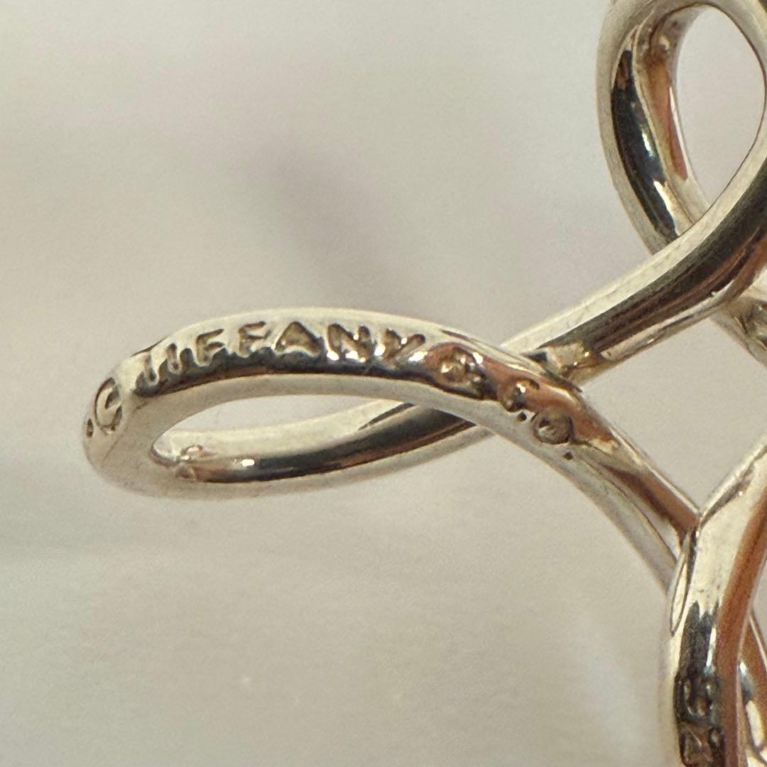 【美品 社外チェーン】TIFFANY&Co. インフィニティ クロス ネックレス