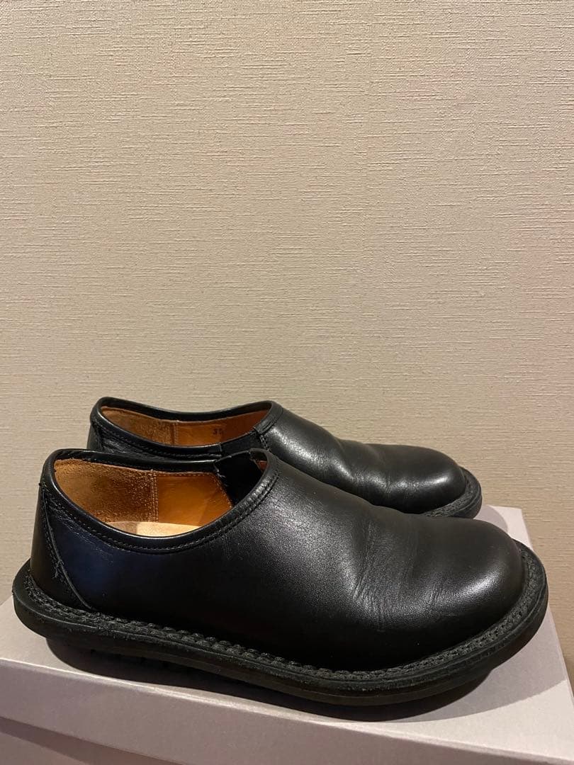 トリッペン 35 yen スリッポン レザーシューズ レザー ブラック