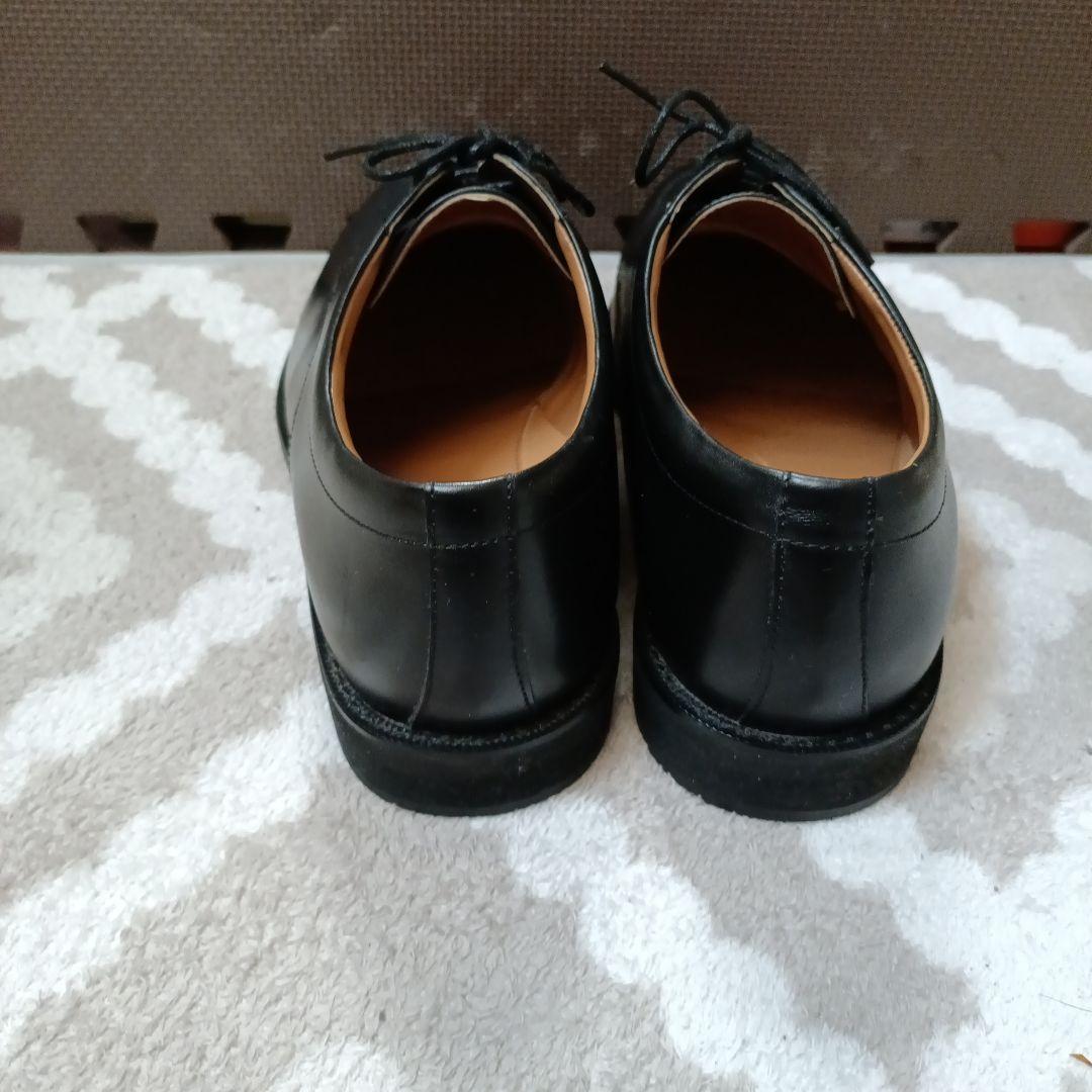【美品】Hush Puppies ビジネスシーズ27cm ブラックレザー