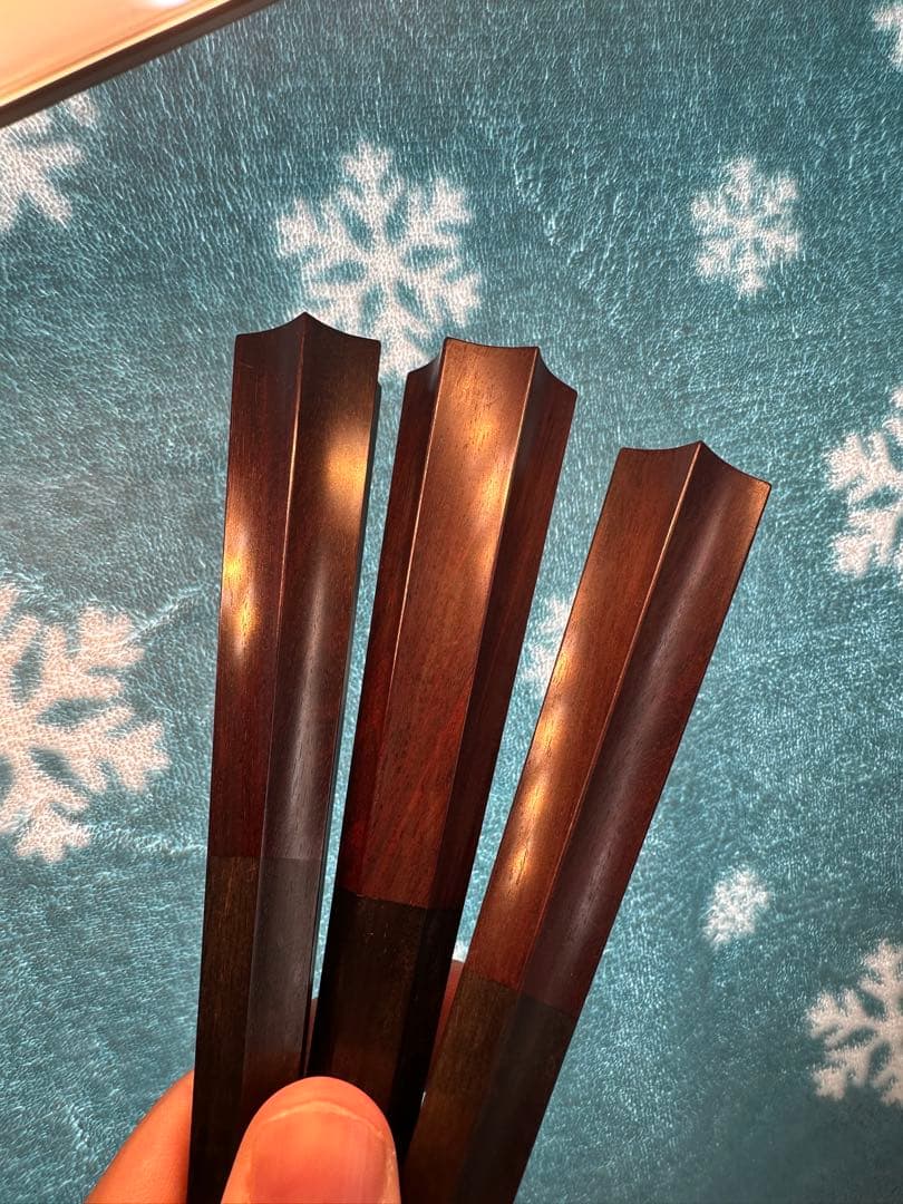 9月末最終日値下げ【新品美品】三味線用　糸巻き 紅木(宇柄、8.5分)未削