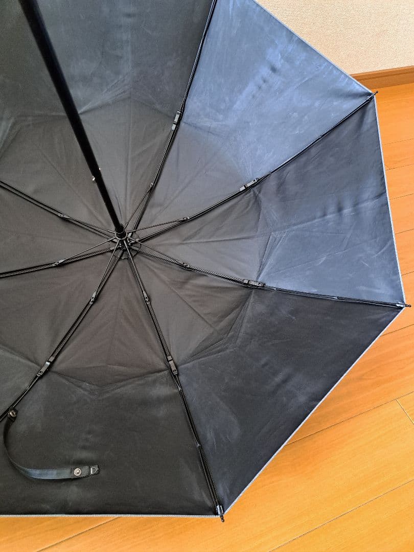 サンバリア100　 フロストグレー　2段折　日傘　美品