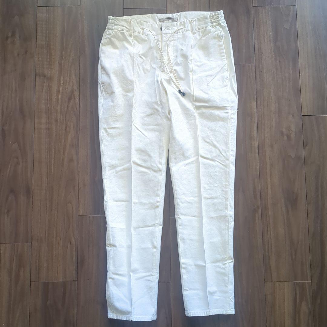 giabsarchivio ホワイト チノパン ドローストリング（サイズ46）