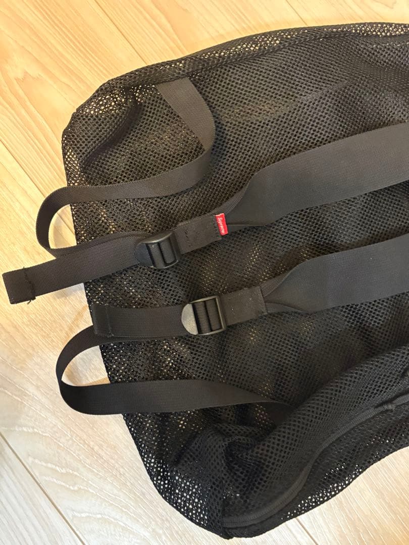 s*a様 Supreme メッシュバックパック　リュック ブラック