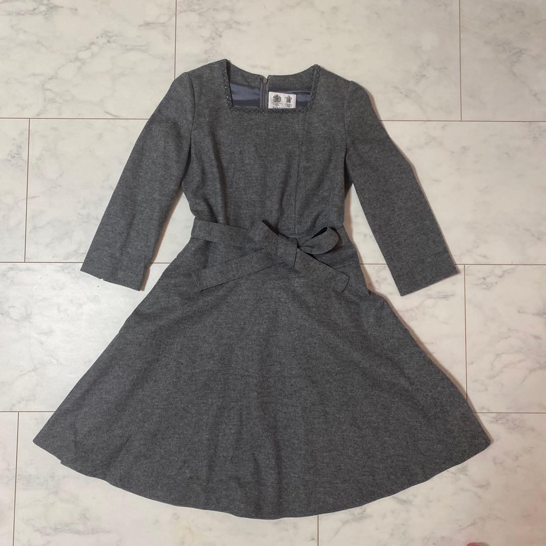 AUSTIN REED グレー 長袖ひざ丈ワンピース　おまとめ
