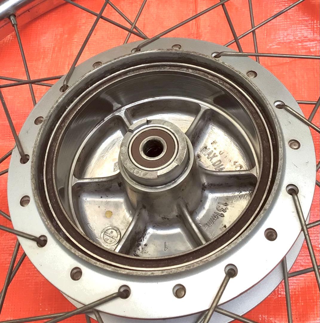 【デカドラム】スーパーカブ110 JA07 フロントホイール ・ブレーキパネル②