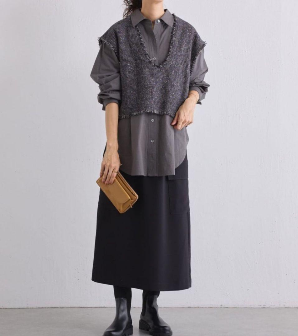 BEARDSLEY　ツイードジレセットシャツ