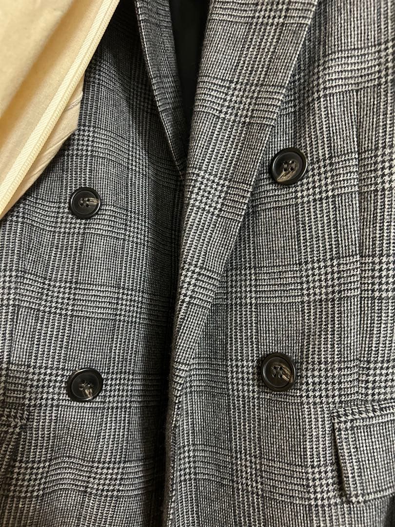 A.P.C. チェック柄 ダブルブレストジャケット セットアップ36