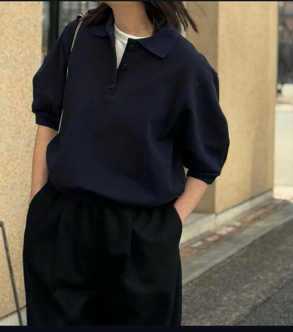 soyy. Almond Polo ブラック超美品