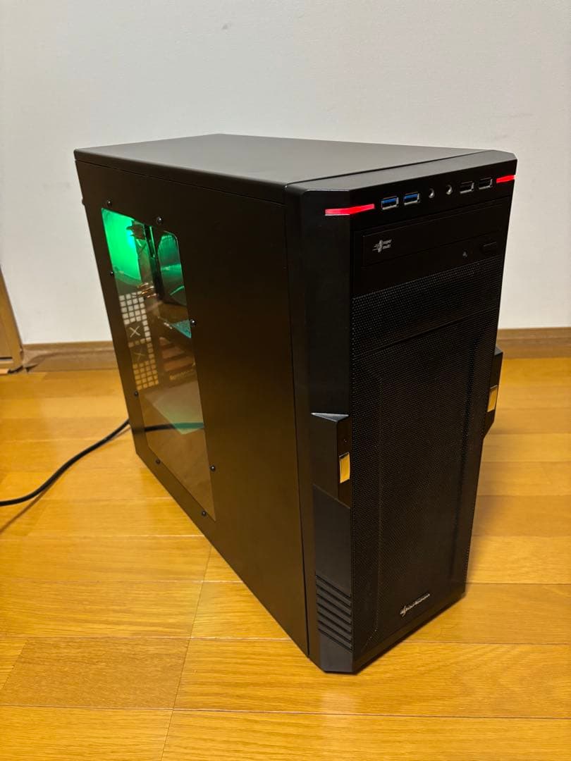 週末値下げにつき早い者勝ち！光る！自作ゲーミングPC！i7 新品M.2SSD