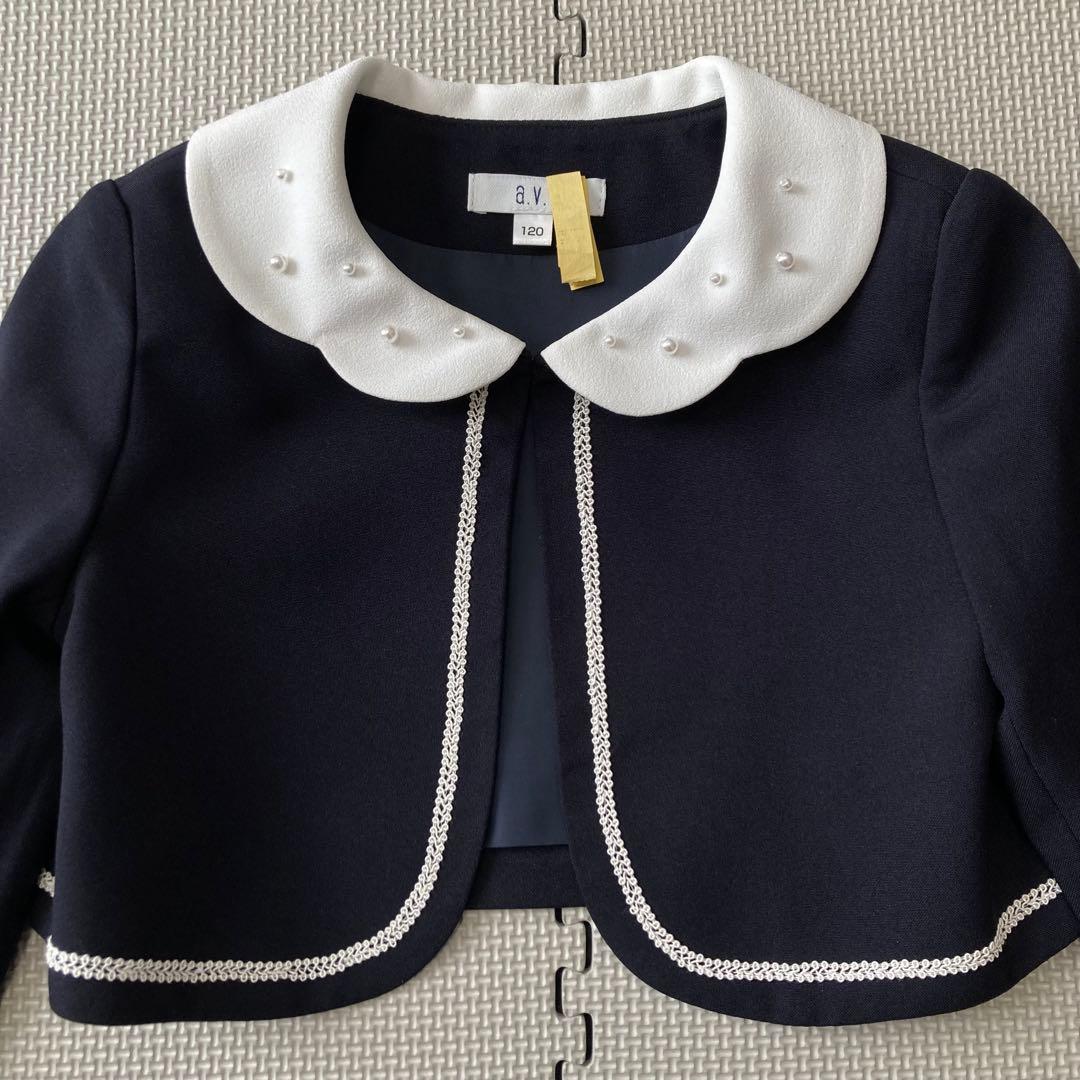 a.v.v ジャケット　ワンピース　コサージュ　120