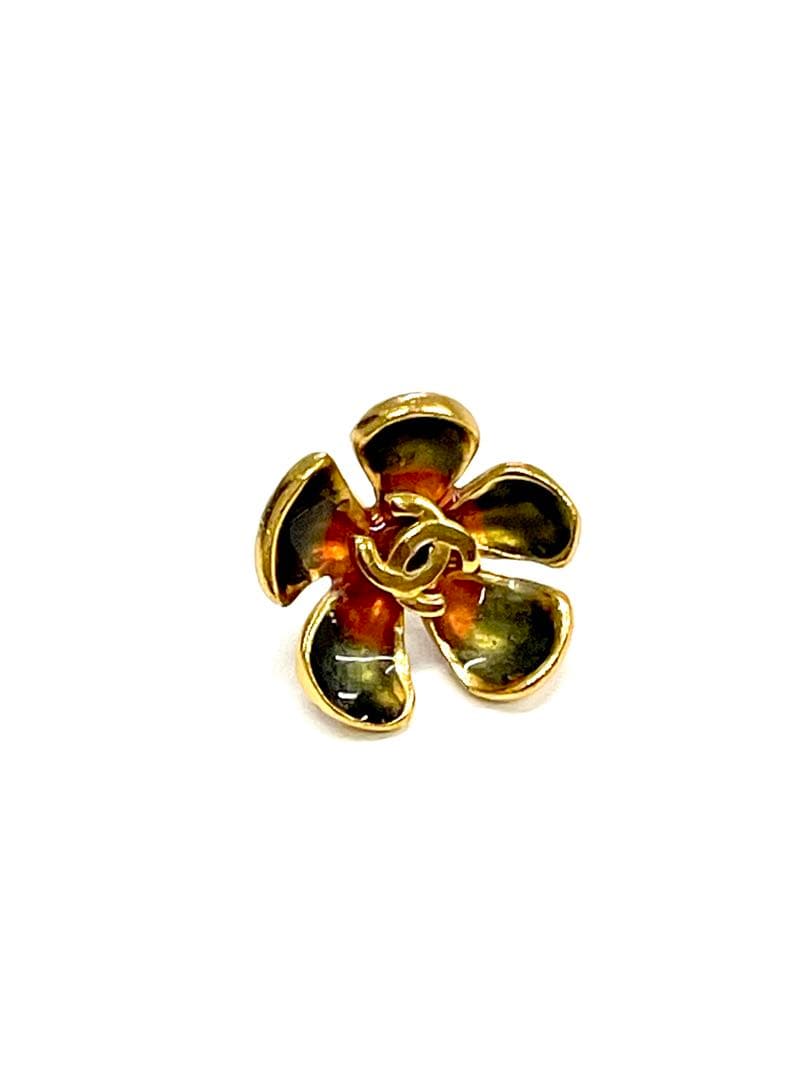 正規品CHANELフラワーピアス片方