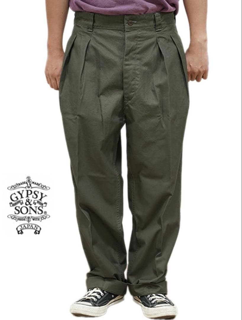 GYPSY&SONS/ジプシーアンドサンズ　M52 フレンチ チノ パンツ
