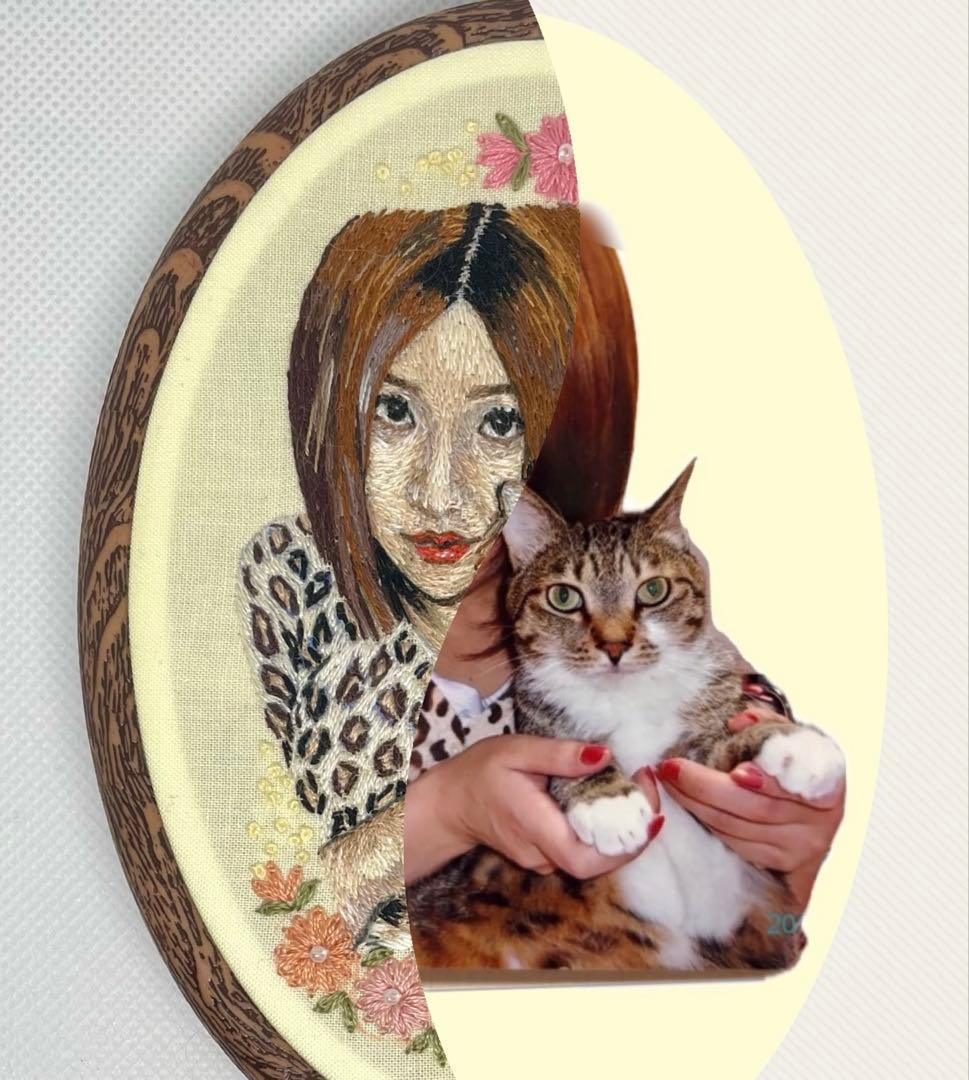 うきたん( *´꒳`* )♥様うちの子刺繍