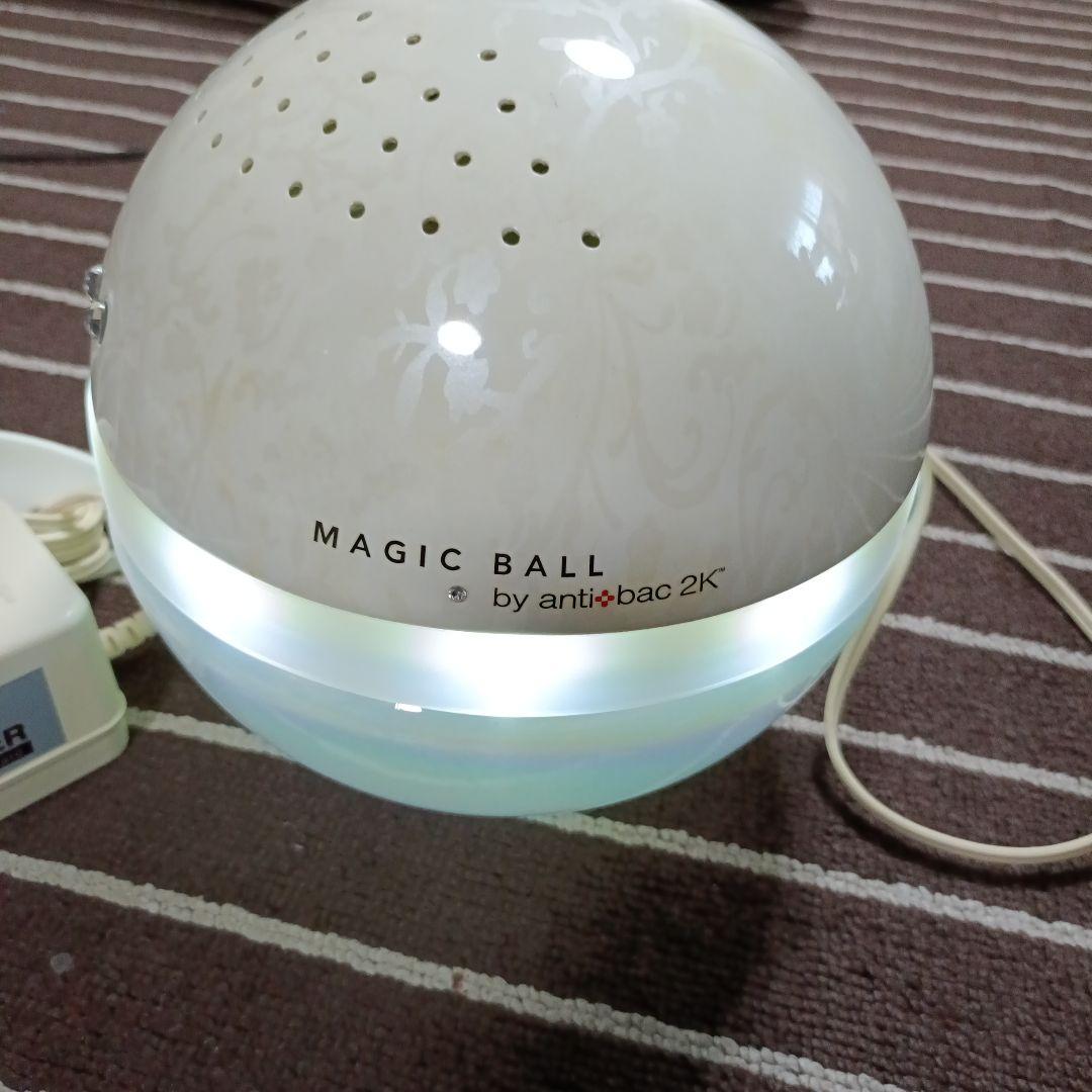 antibac2K マジックボール 空気清浄機ホワイト花柄　Lサイズ