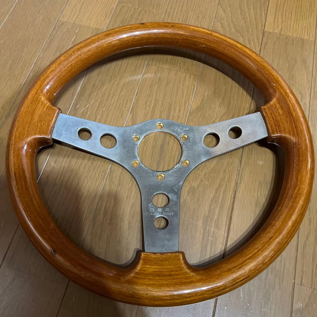 [最終値下げ！]O.B.A. 木製ステアリング