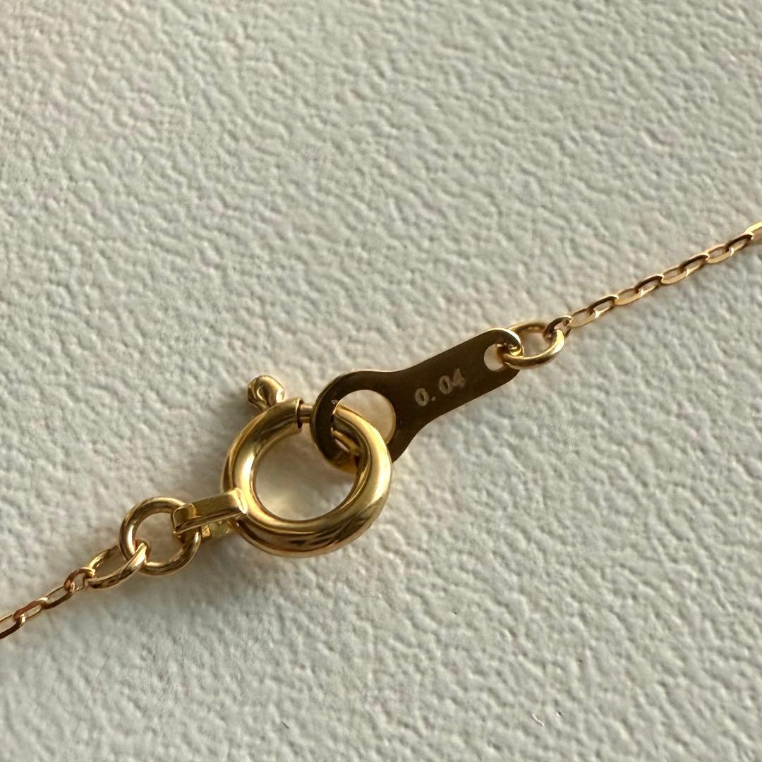 ete エテ レイヤード K18YG ダイヤモンド フローレット ネックレス