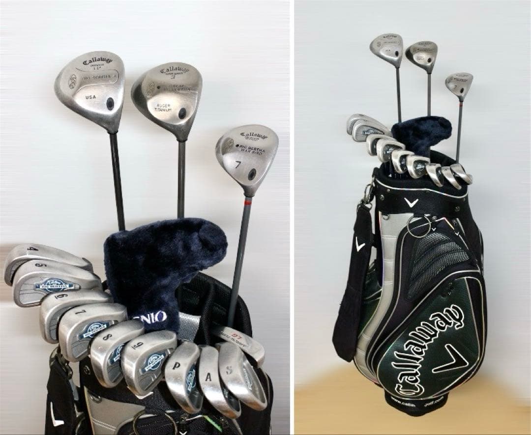 キャロウェイ ビッグバーサ ゴルフクラブ フルセット‼️キャディバッグ付❗️
