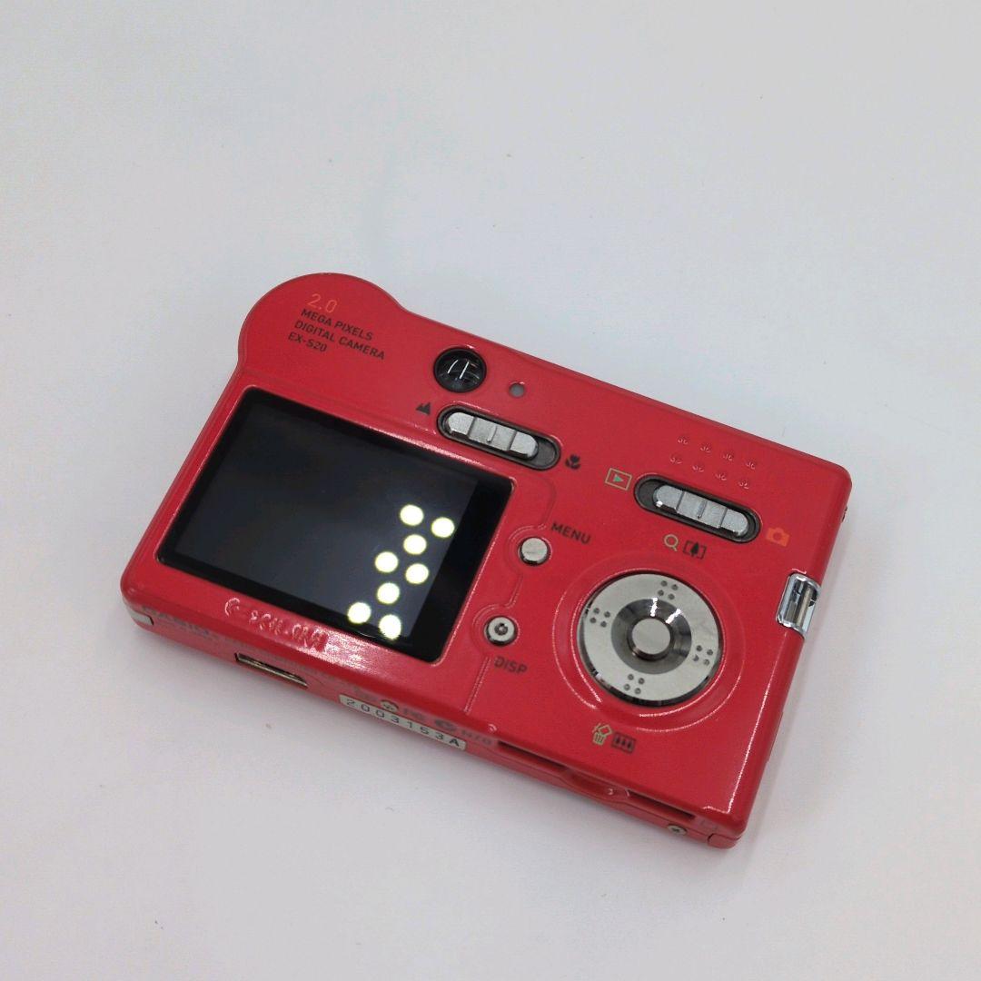 希少 美品 CASIO EXILIM EX-S20 超コンパクトデジカメ レッド