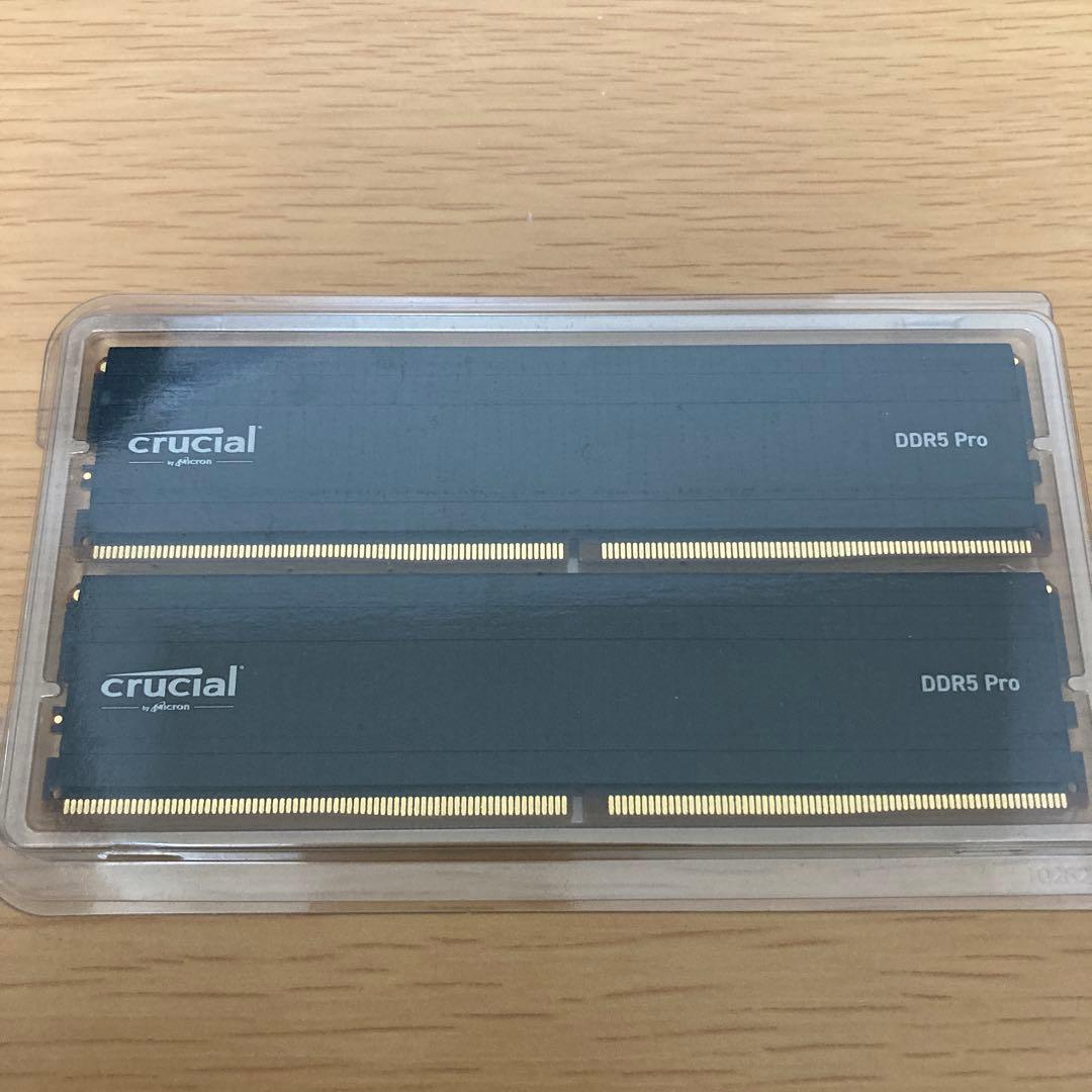 crucial DDR5 Pro 16Gx2 メモリー